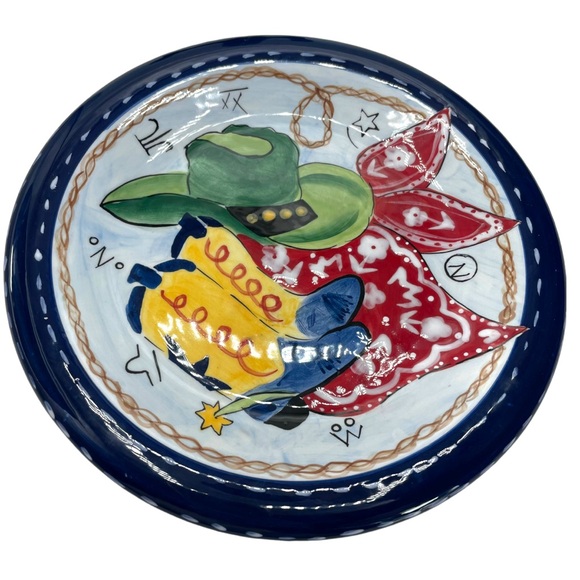 HausenWare Set of 7 Western Cowboy Boots Hat Designed by Mary Jane Mitchell 8" - Picture 3 of 11